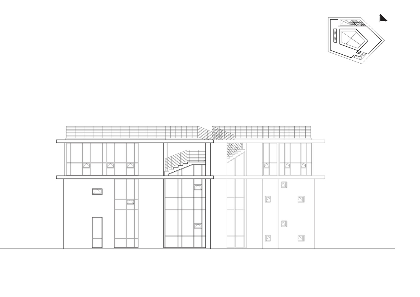 韩国日出之城的五边形商业建筑-47