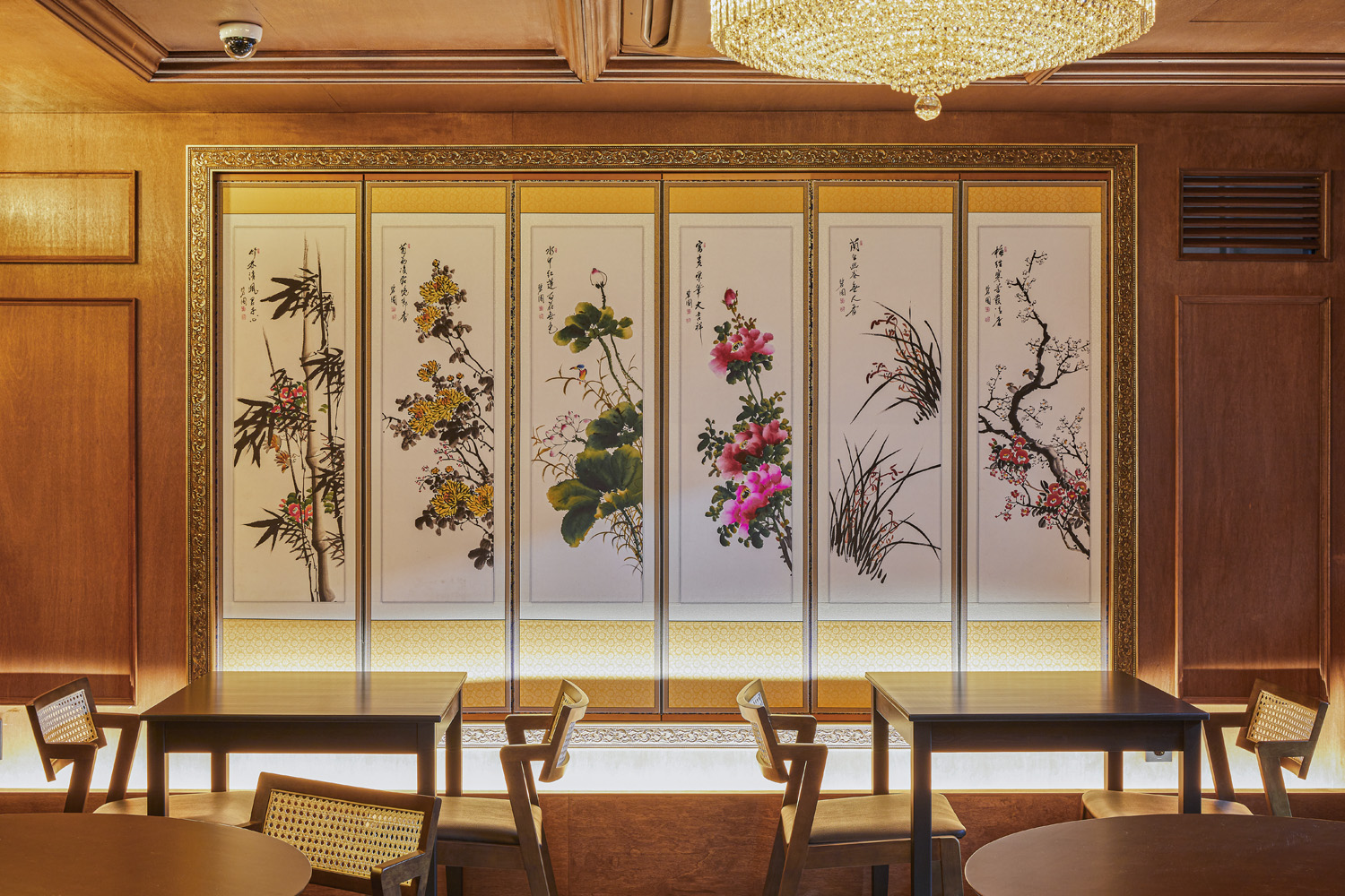 复古风 34 平小餐馆，精致美食空间-10