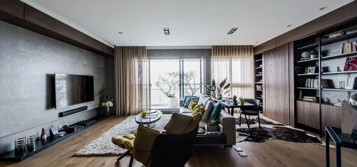 IS国际设计--35.8坪三房现代风-10