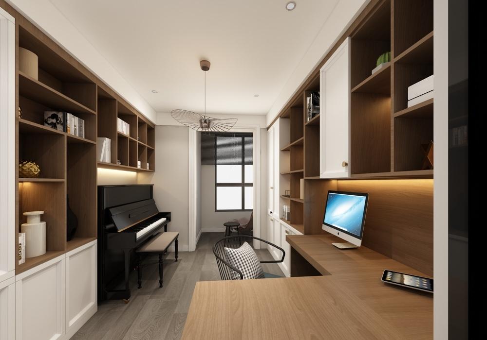 追求文学的幸福感 | 原木书房的精致设计-9