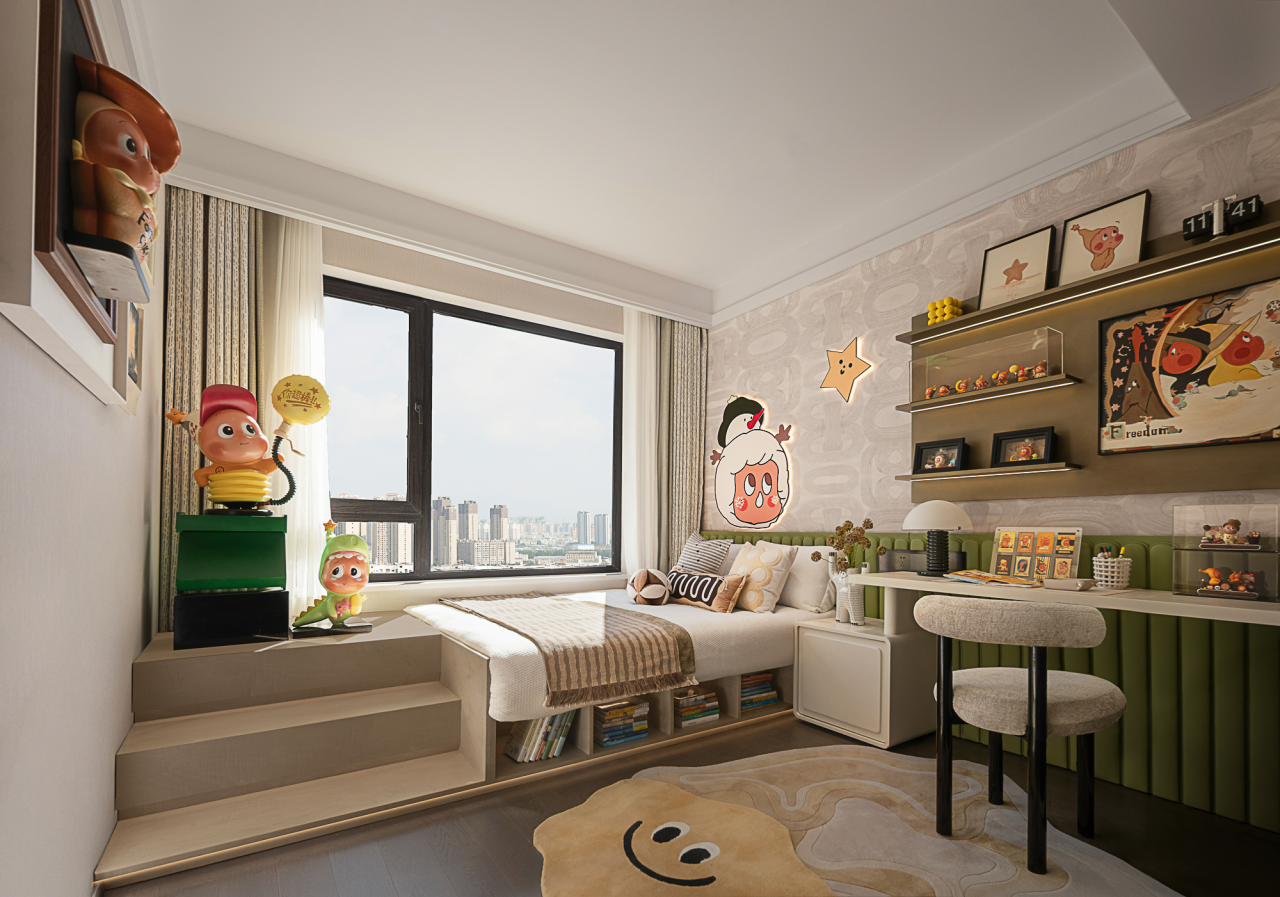 沈阳华润九悦二期174㎡样板间丨中国沈阳丨精装万景百年室内设计有限公司,软装北京靳朝晖设计有限公司-24