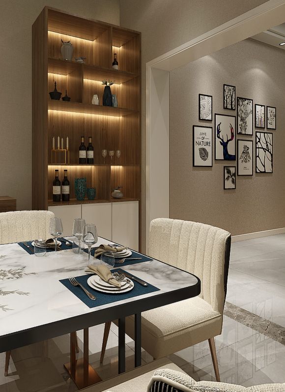 龙湖听蓝湾 144m²混搭复式,复古与现代的完美交融-40