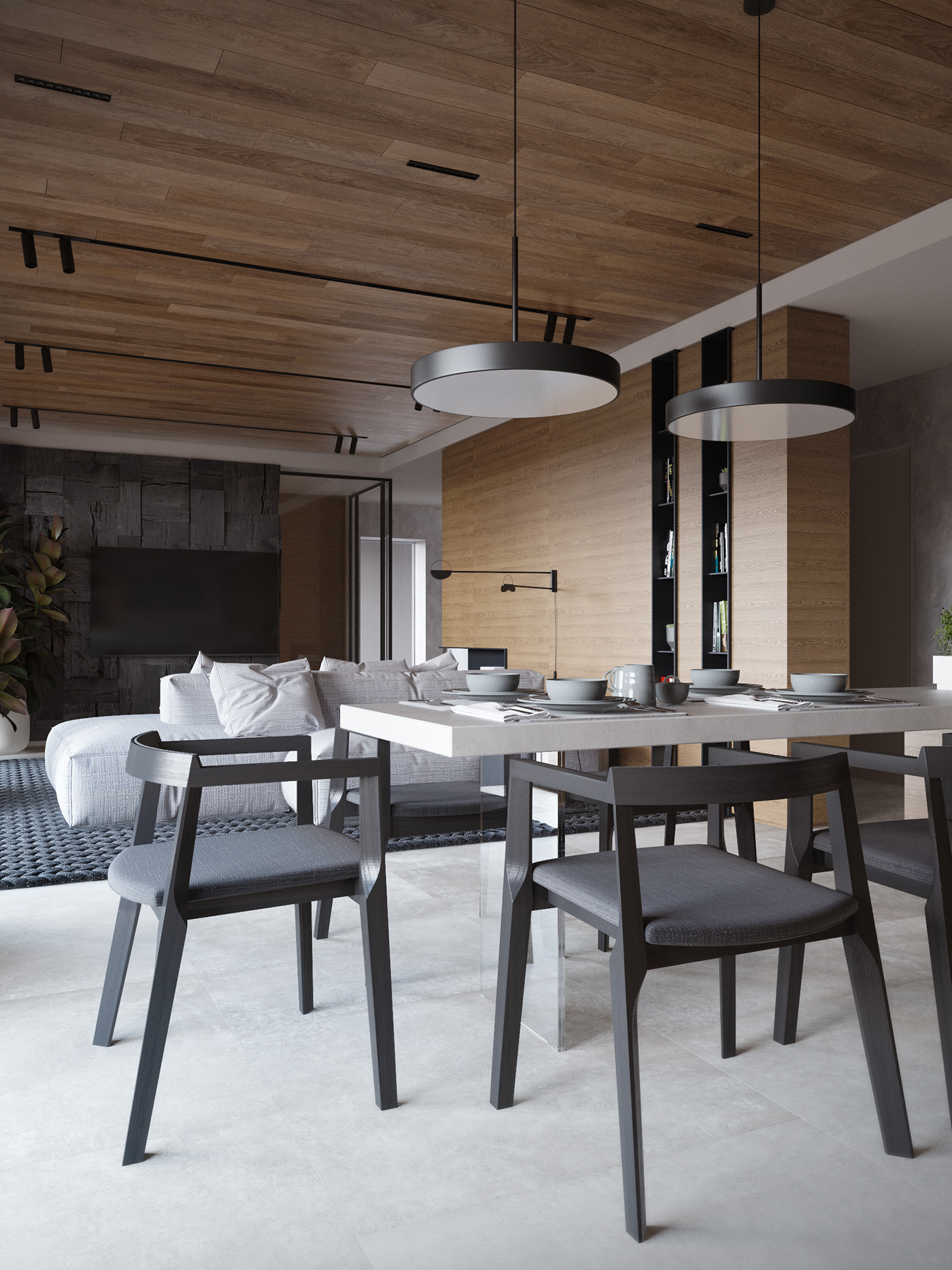 原木与灰色 打造超有感的住宅！-7