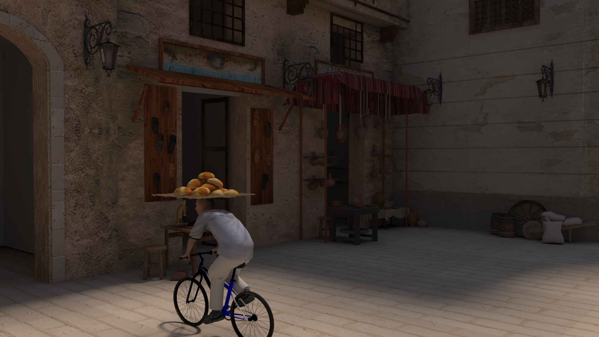 埃及风格 1940 年代电影场景设计-9