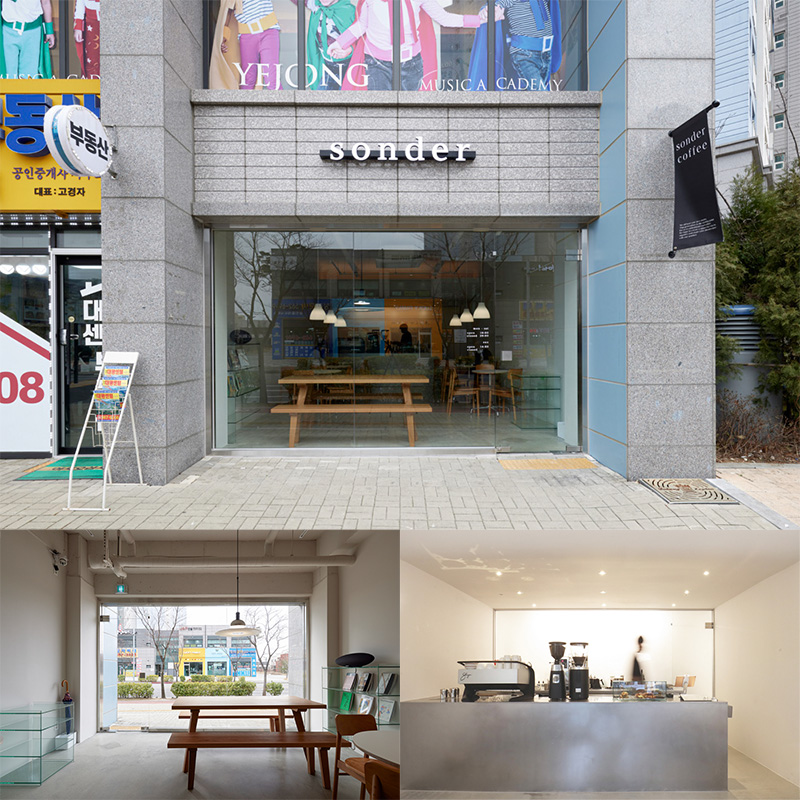 16 平现代简约咖啡厅，素雅白与温暖木的完美结合-1