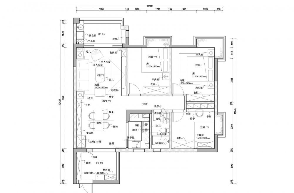 简约风格打造舒适住宅空间-6