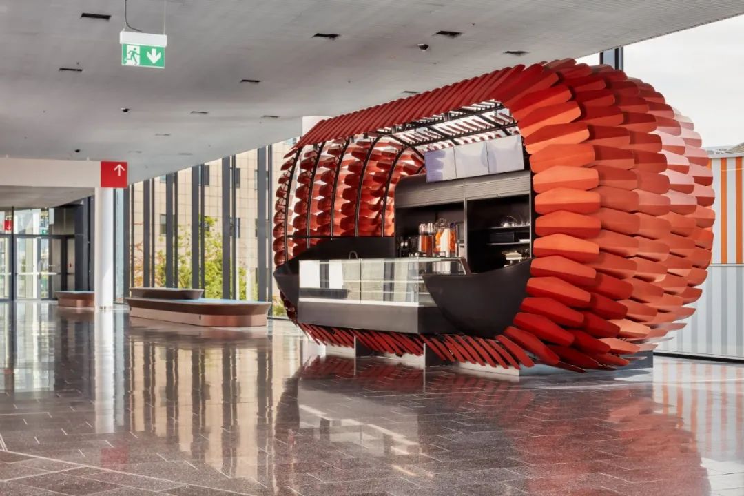 法兰克福展览馆“Loop”与“Shade & Shelter”商亭——现代展会空间中的视觉盛宴-31