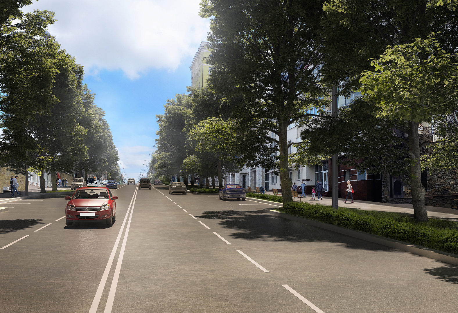 顿河畔罗斯托夫大萨多瓦亚街景观概念设计丨俄罗斯顿河畔罗斯托夫丨Project建筑事务所,STRELKA咨询公司等-15