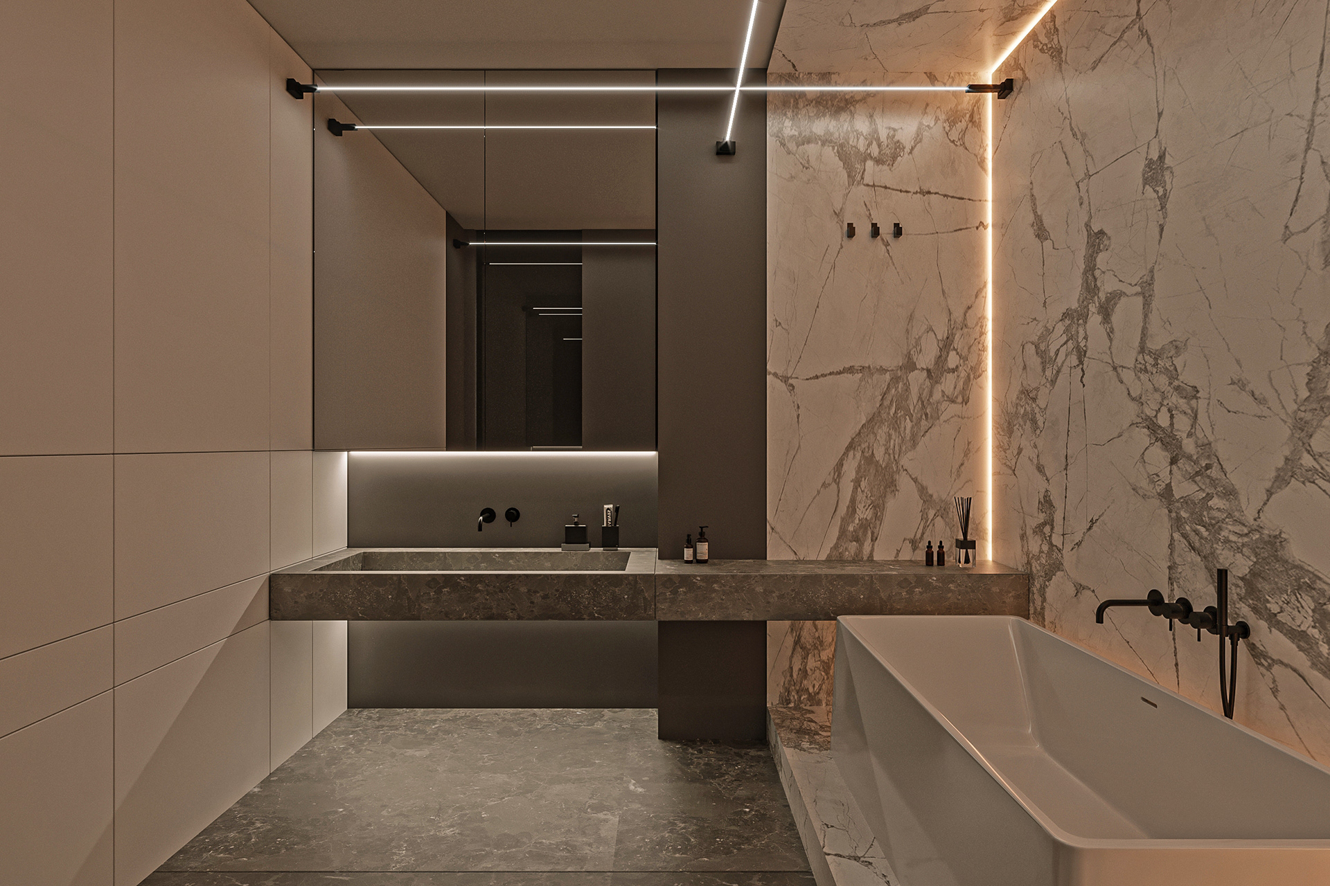 大理石与木质的完美结合                     -18