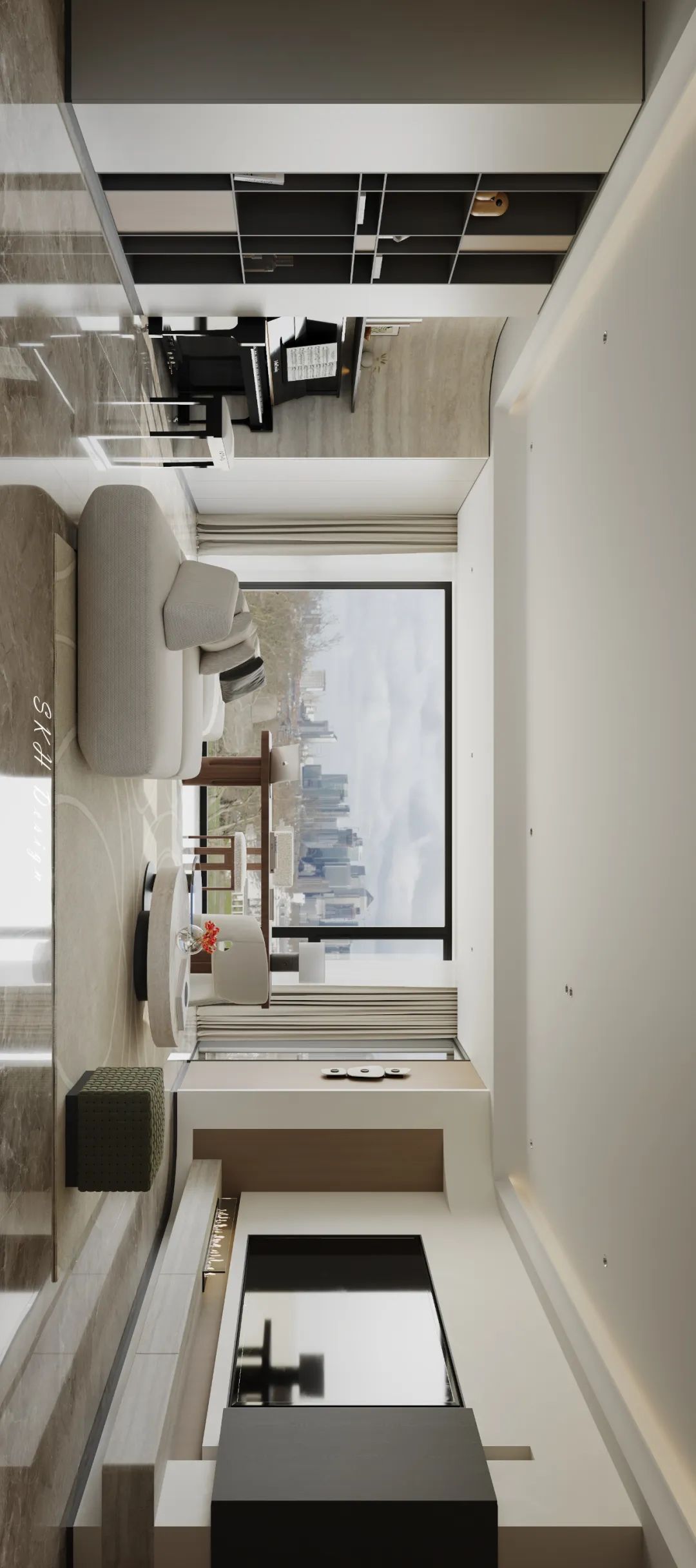 金基涵樾府·朝暮共生丨中国南京丨观享际SKH室内设计-17