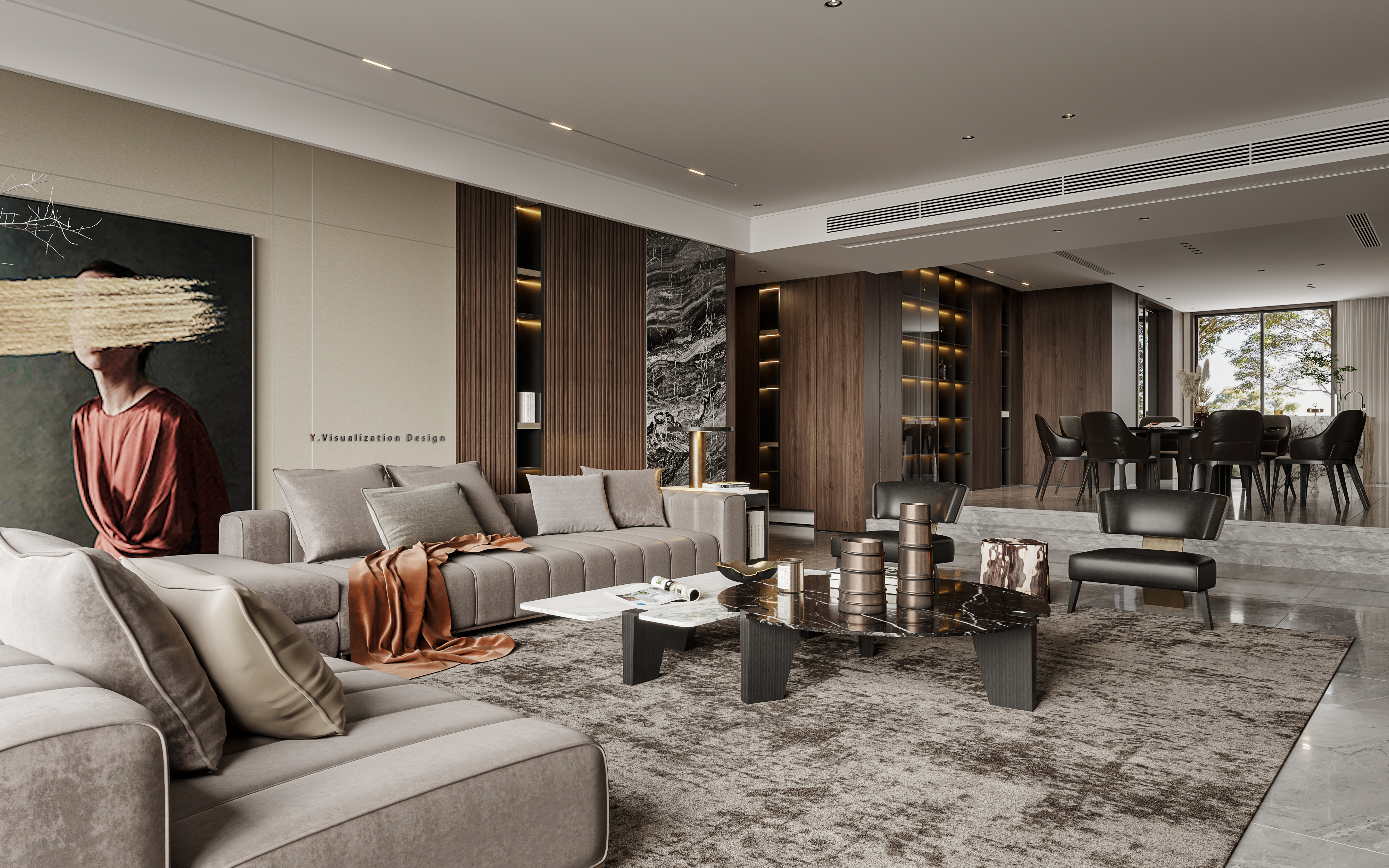 又见台式客餐厅丨浙江超凡设计-8