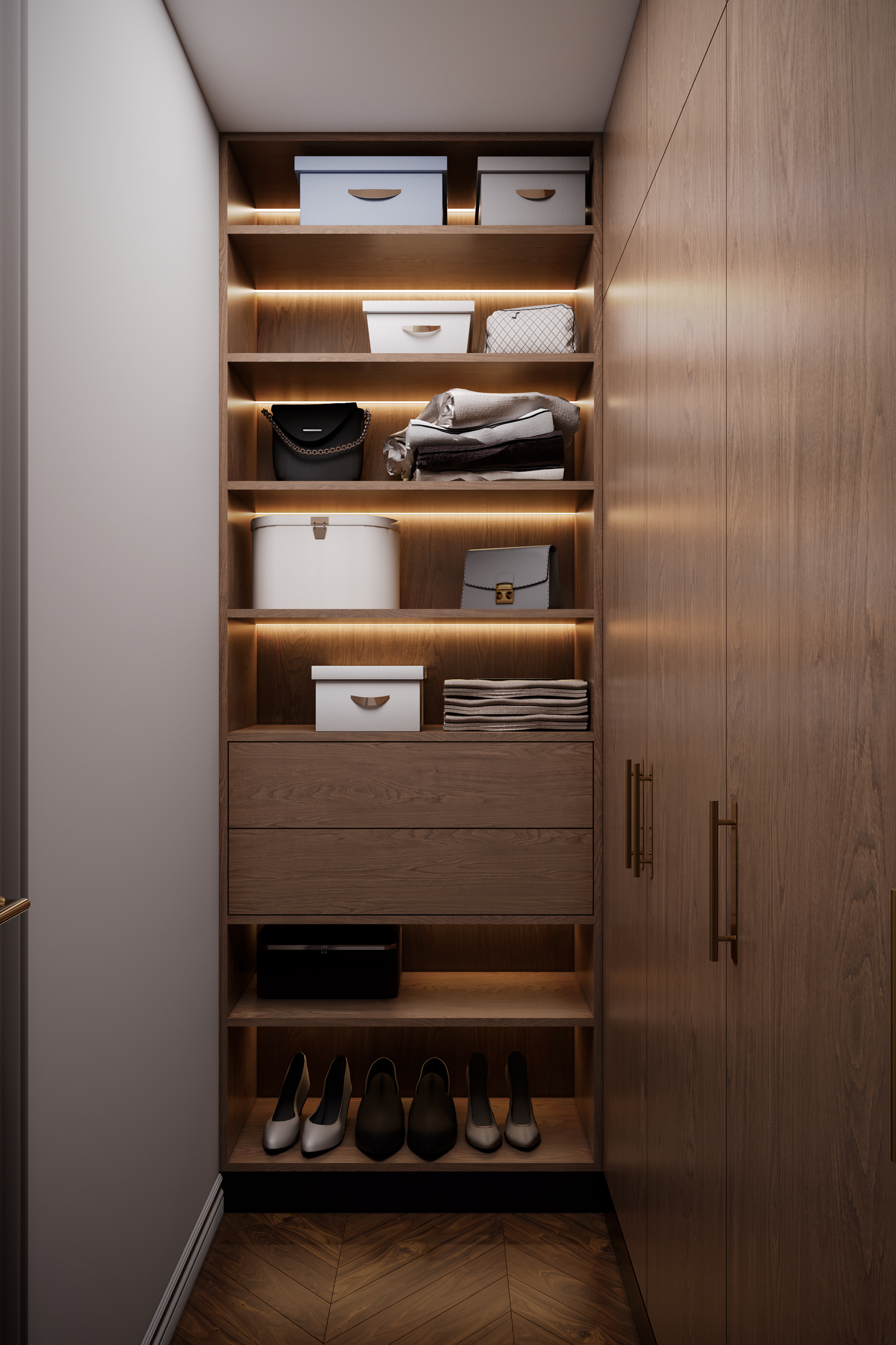 ЖК "RiverSky" 三室公寓可视化项目丨俄罗斯莫斯科-32