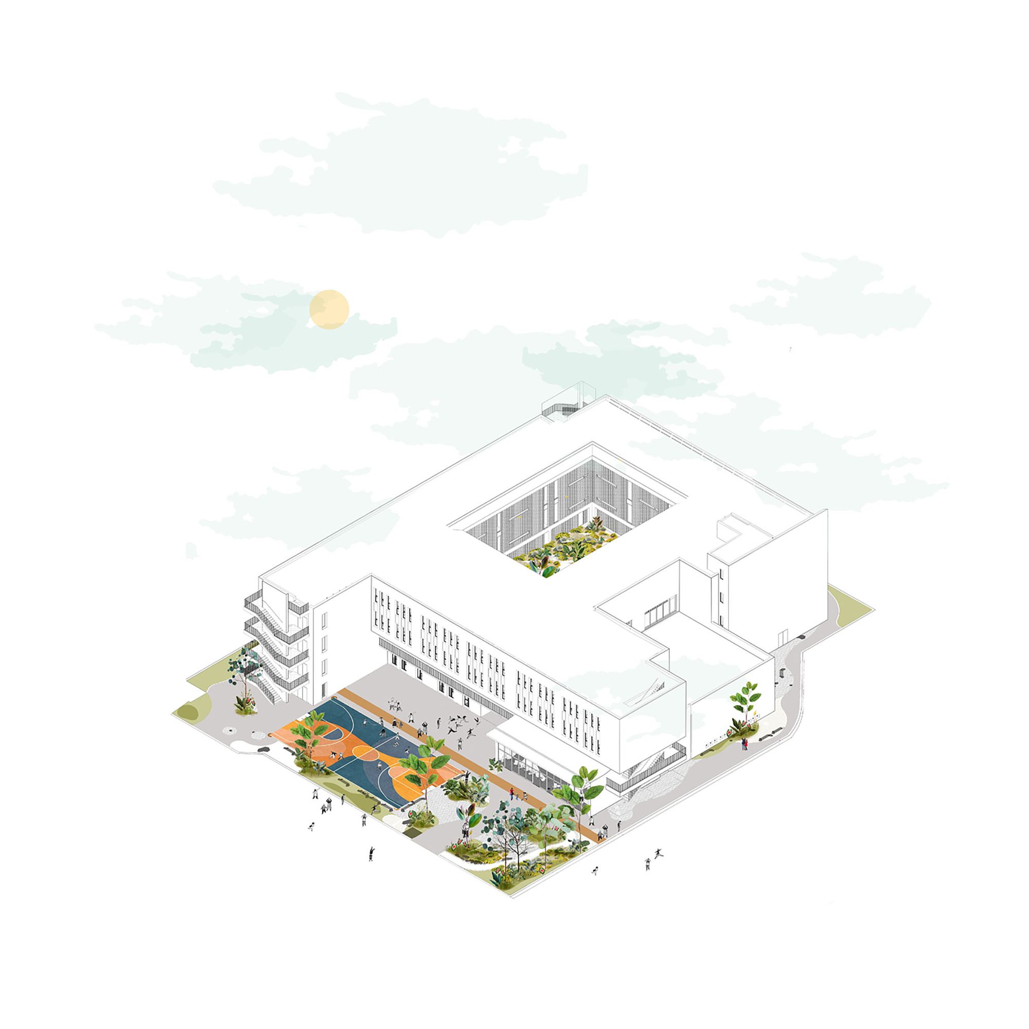 安格拉·默克尔学校丨阿尔巴尼亚丨Commonsense Studio-27