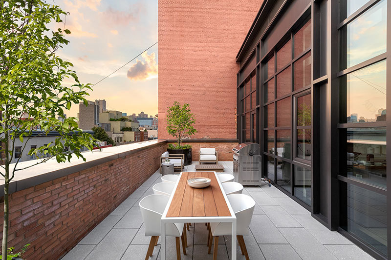 纽约东村豪华现代公寓,工业风设计典范-7