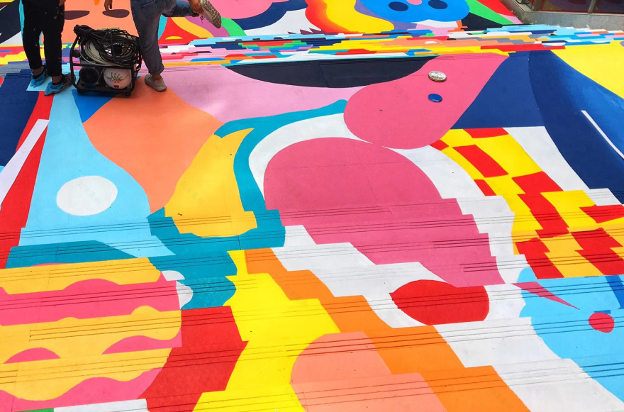 合肥庐西门广场室外商街包装-97