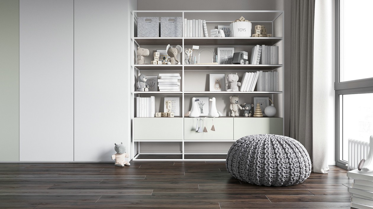 100平米 乌克兰基辅简约风空间设计-13