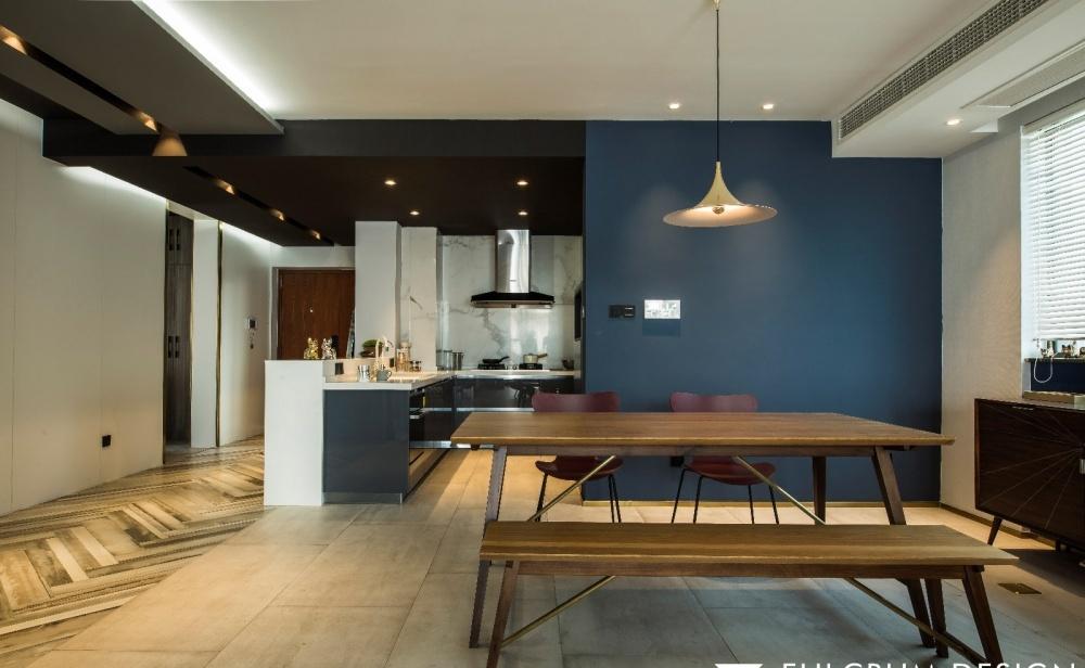 90 后小姐姐的现代独居空间 | 拆墙扩景,主卧套房,黑白书房-17