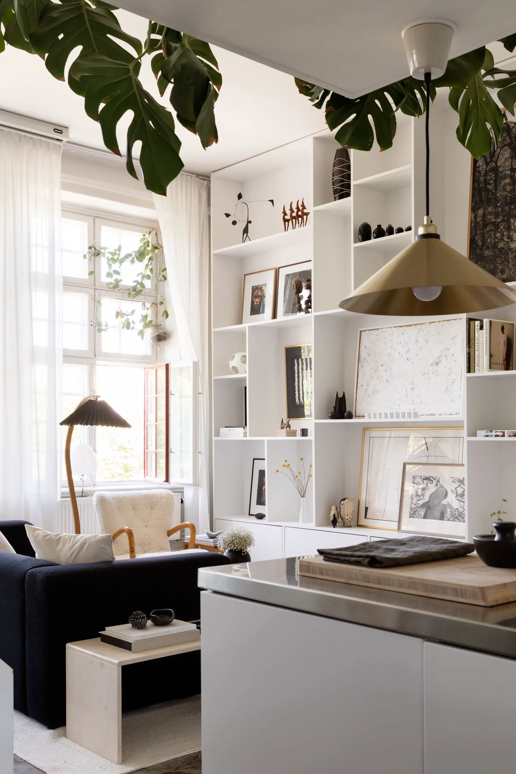 斯德哥尔摩 54m2 巨型工作室,现代与历史的完美融合-8