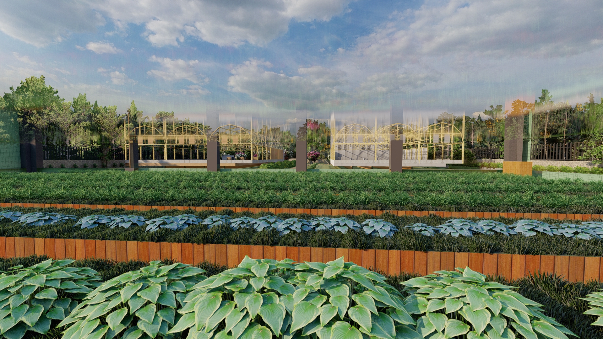 Agriculture Green house farm design project-7