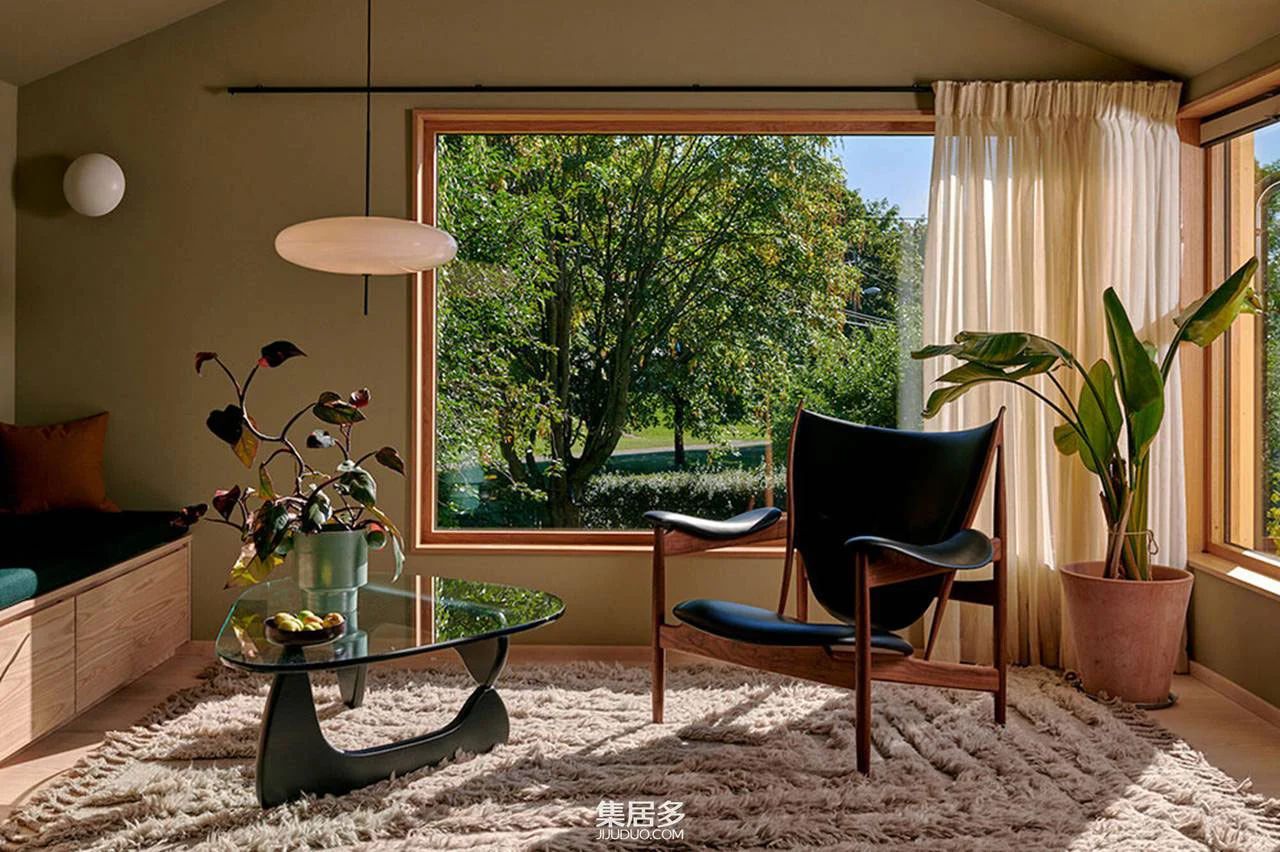 挪威 50 年代小屋室内装修丨Kvistad 工作室-15