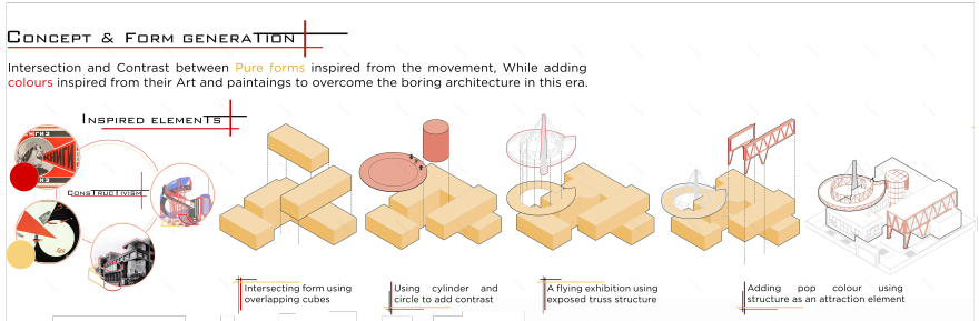 螺旋画廊构成主义学派丨埃及开罗丨开罗大学建筑系-13