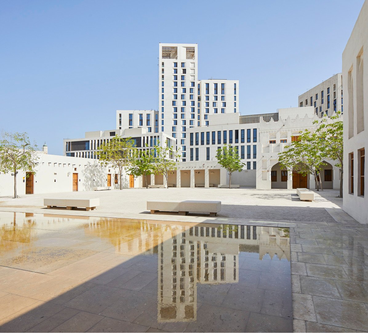 卡塔尔多哈市中心建筑群丨Squire and Partners-4