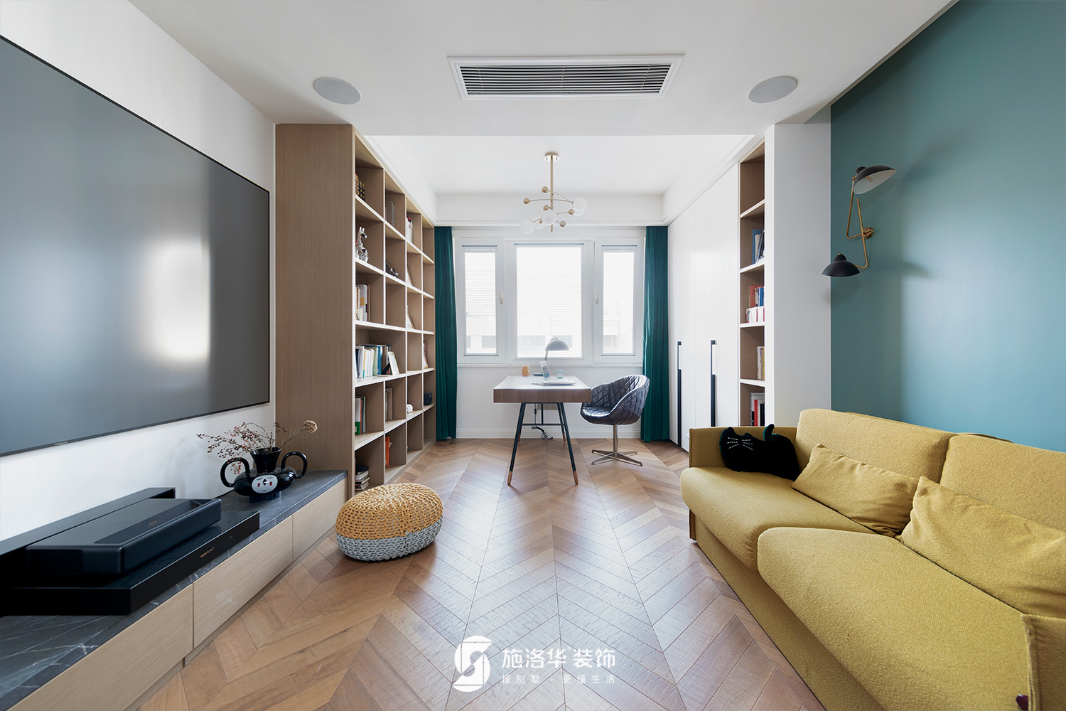施洛华设计 | 百看不厌的北欧美宅，抚慰人心的一抹经典蓝-21