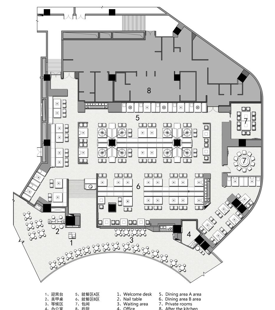 共向设计丨火锅店丨新意海底捞 宁波海底捞北仑银泰店丨中国宁波-40