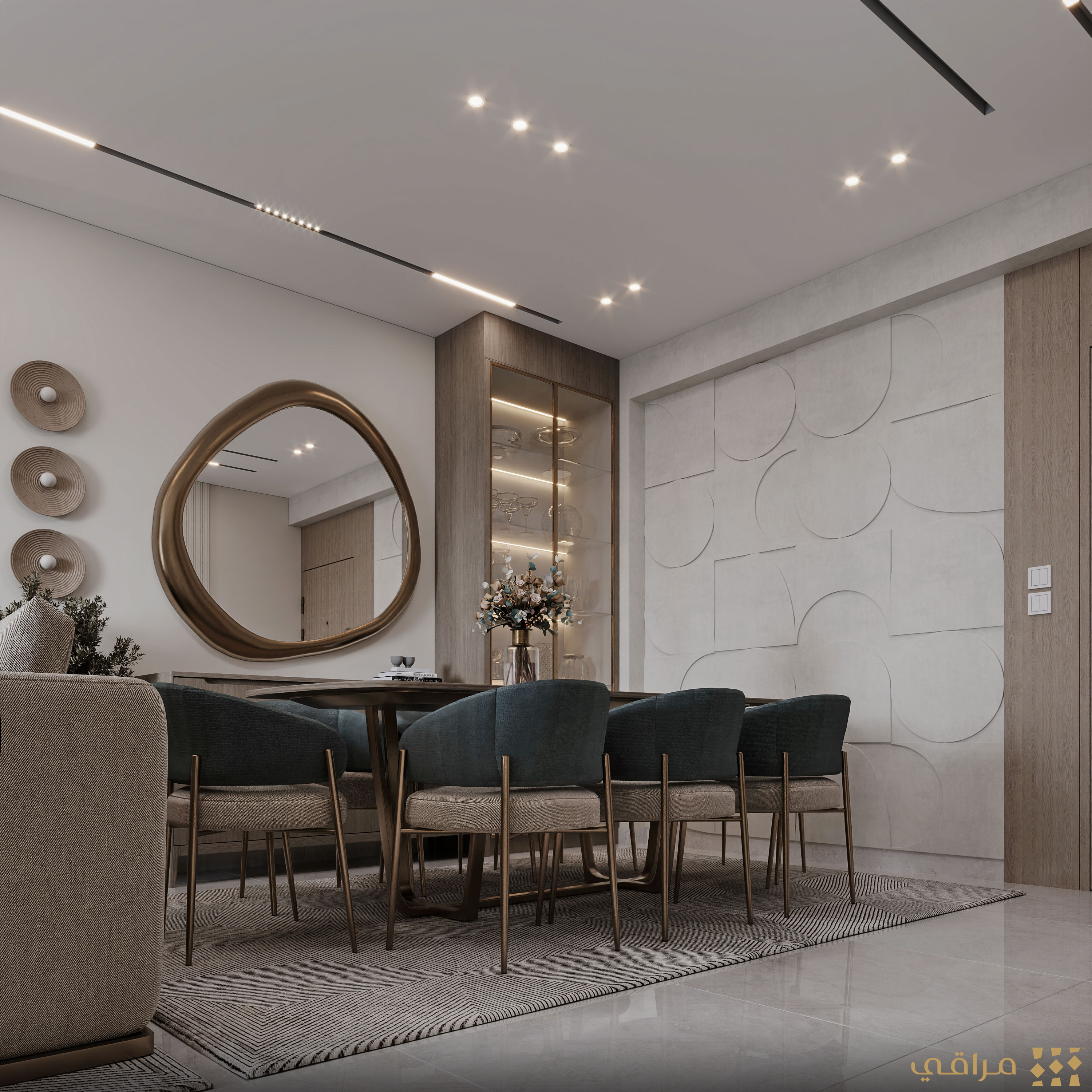 接待处及厨房公寓丨ASMAA SAMIR-9