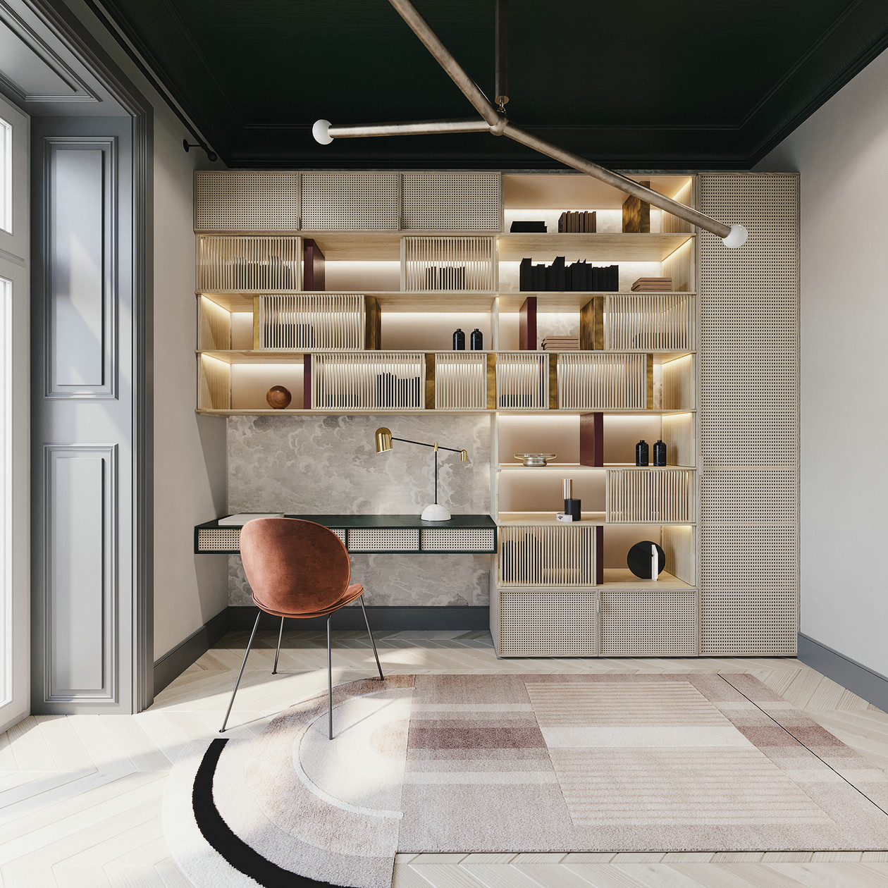 氛围感超强的小空间公寓设计-5