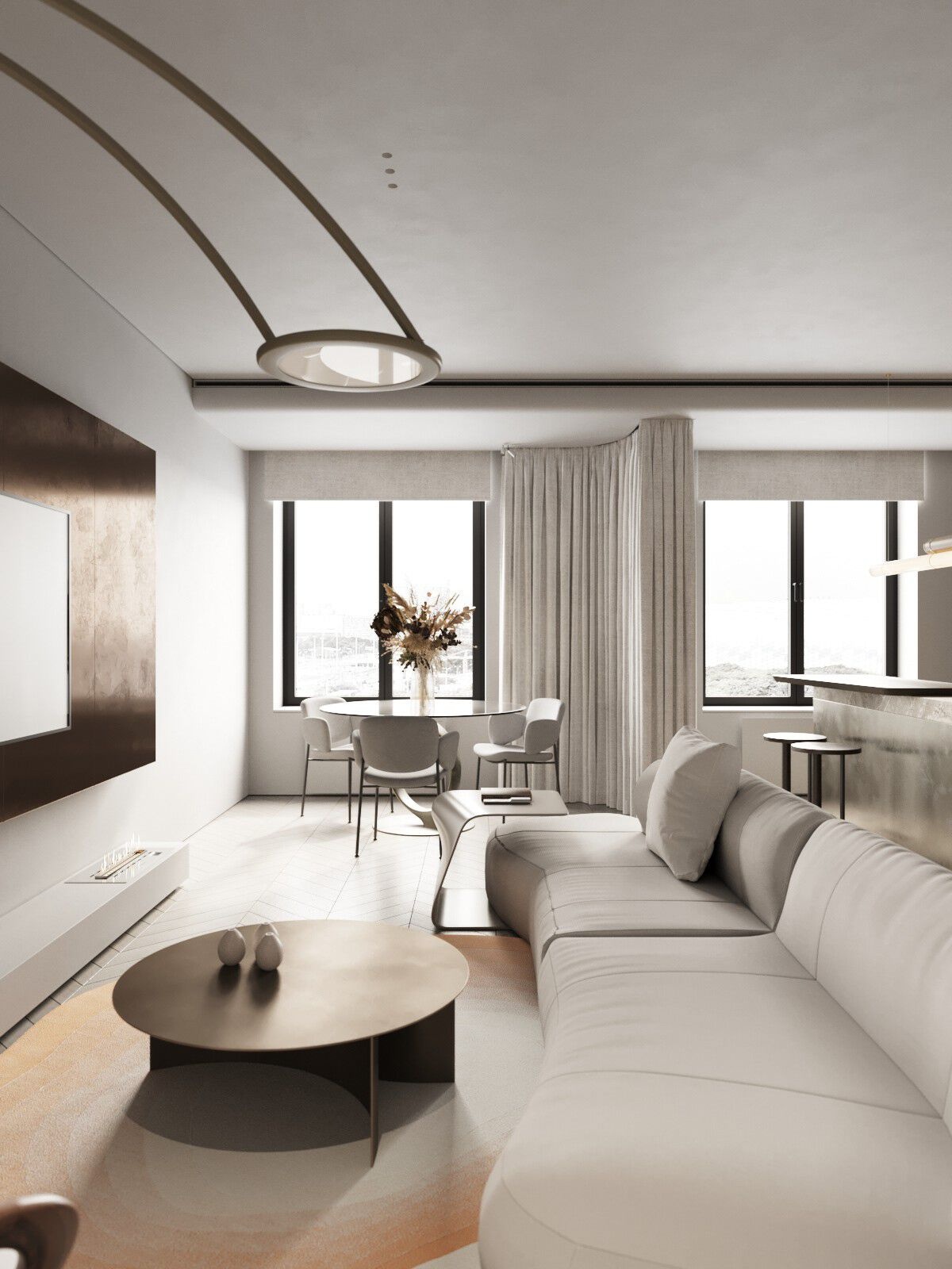 110㎡简约风住宅设计 超精致-3