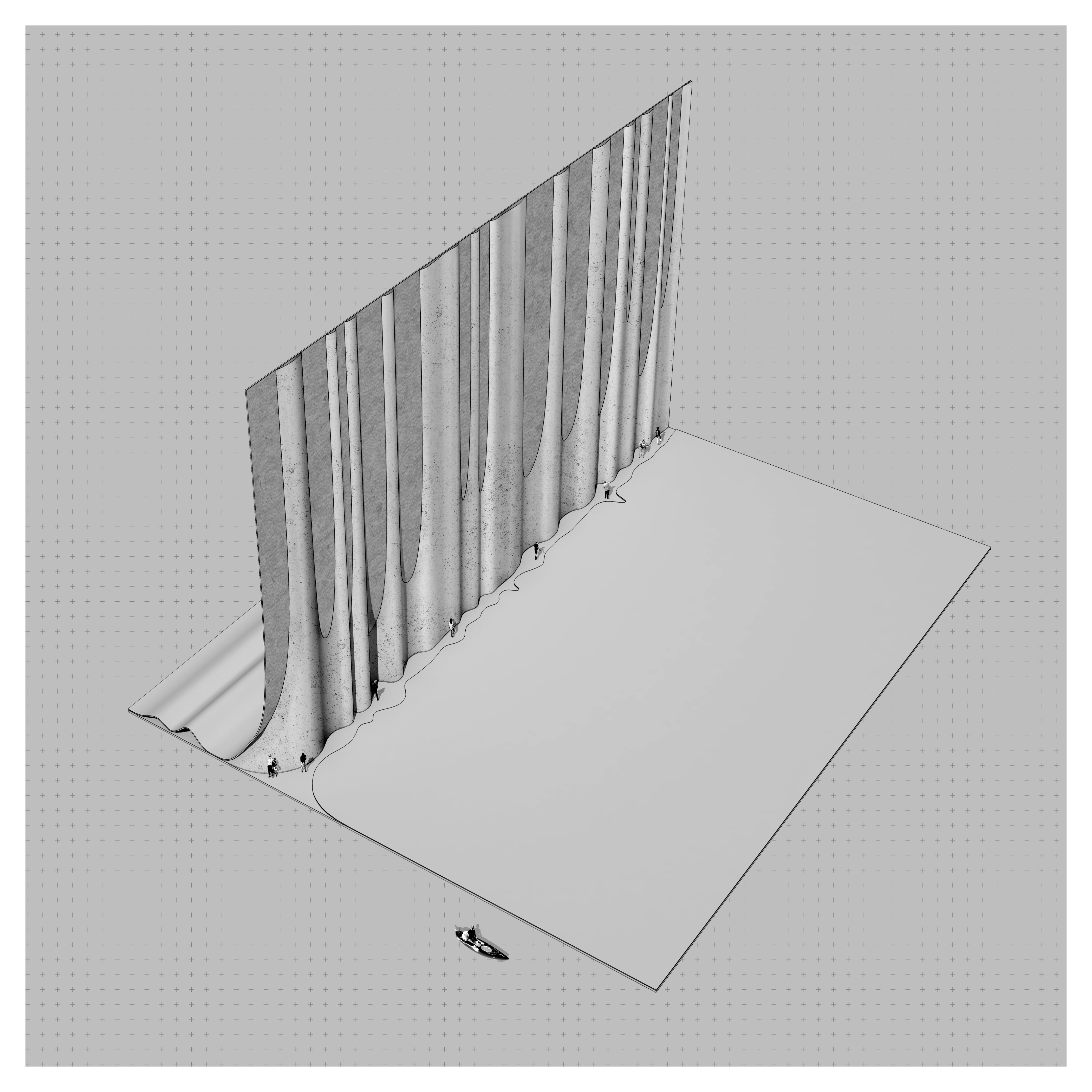 瀑布神庙——水景与神圣空间的完美融合-3