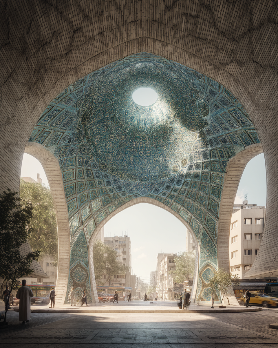 Under the Arch | Tehran Moment-6