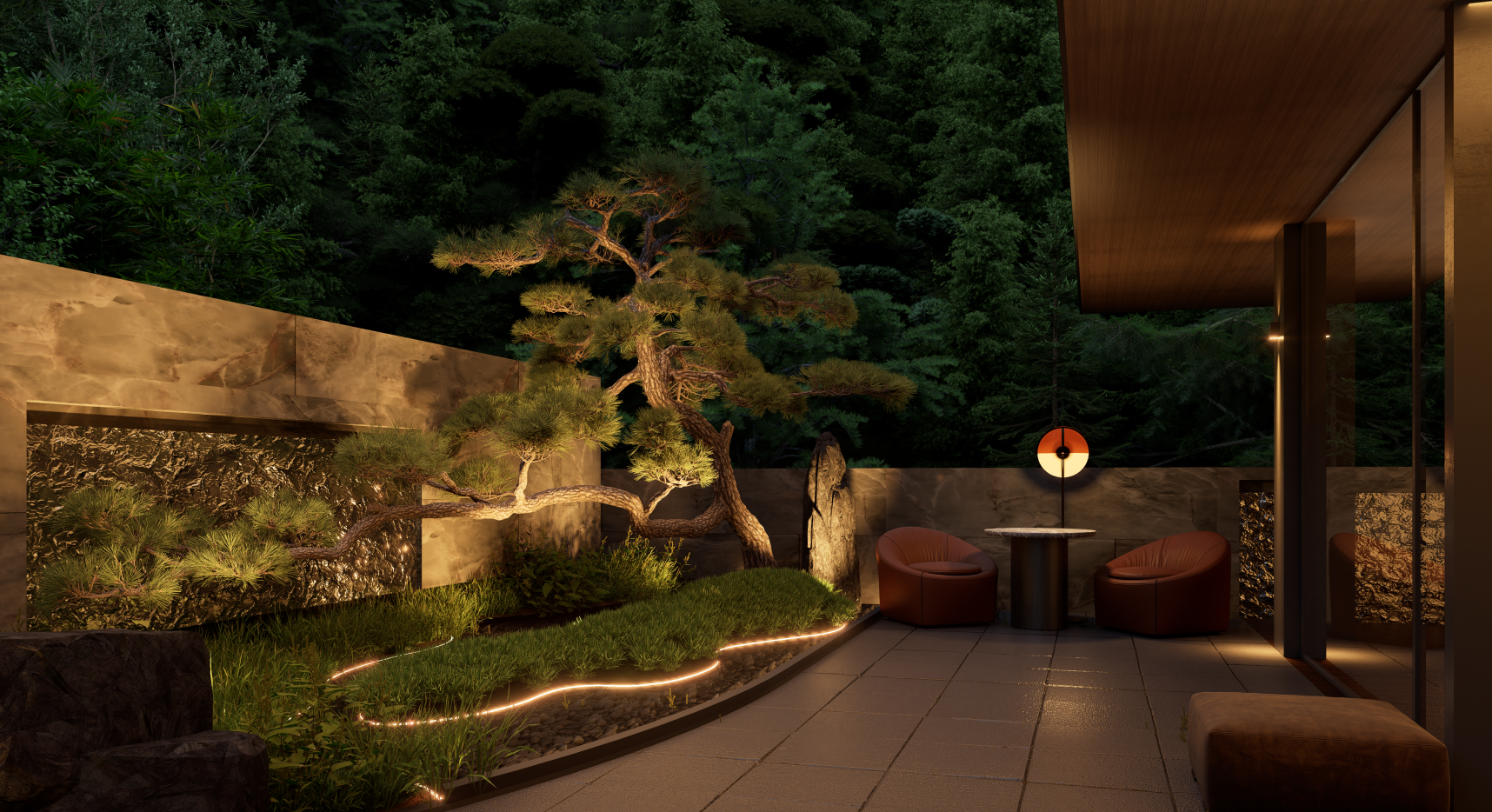 度假建筑渲染-6