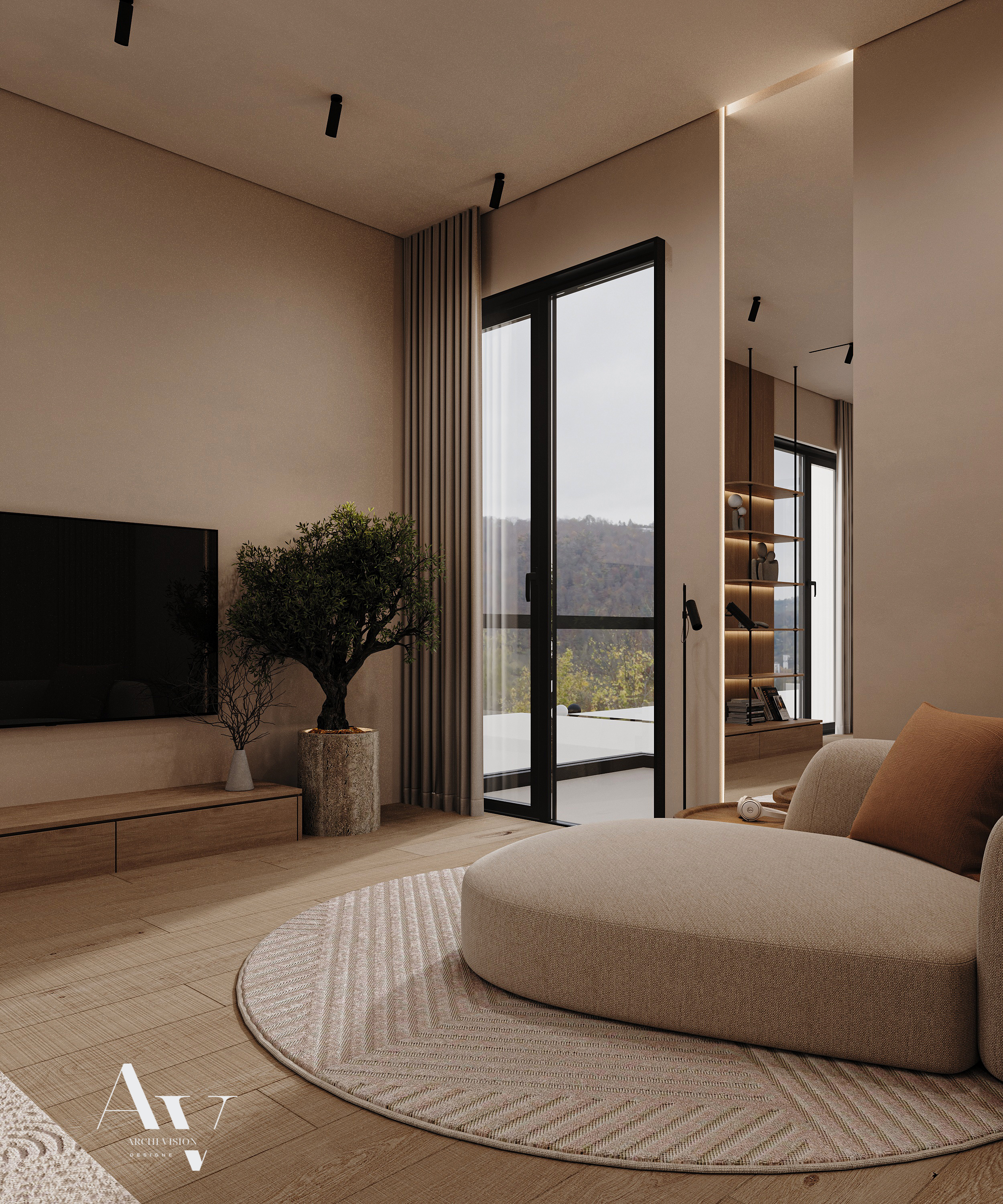 Master Bedroom（主卧项目）丨沙特阿拉伯丨Dina Farouk（archivision studio）-22