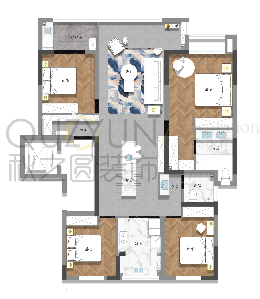 常州格拉美西复式公寓设计方案解读-106