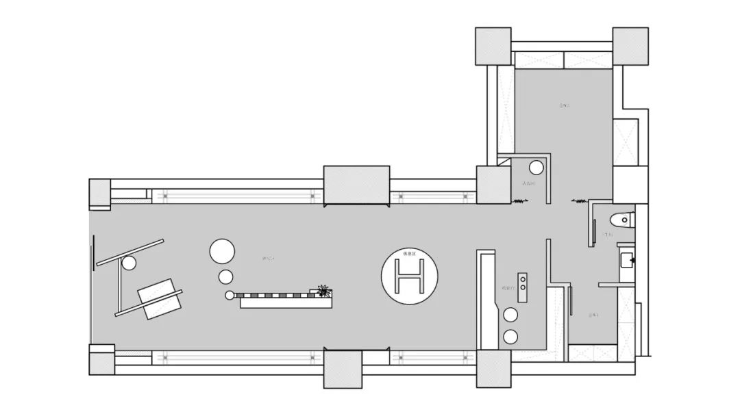 打破重组构建新秩序,南京 100㎡童装店设计展示创新空间美学-86