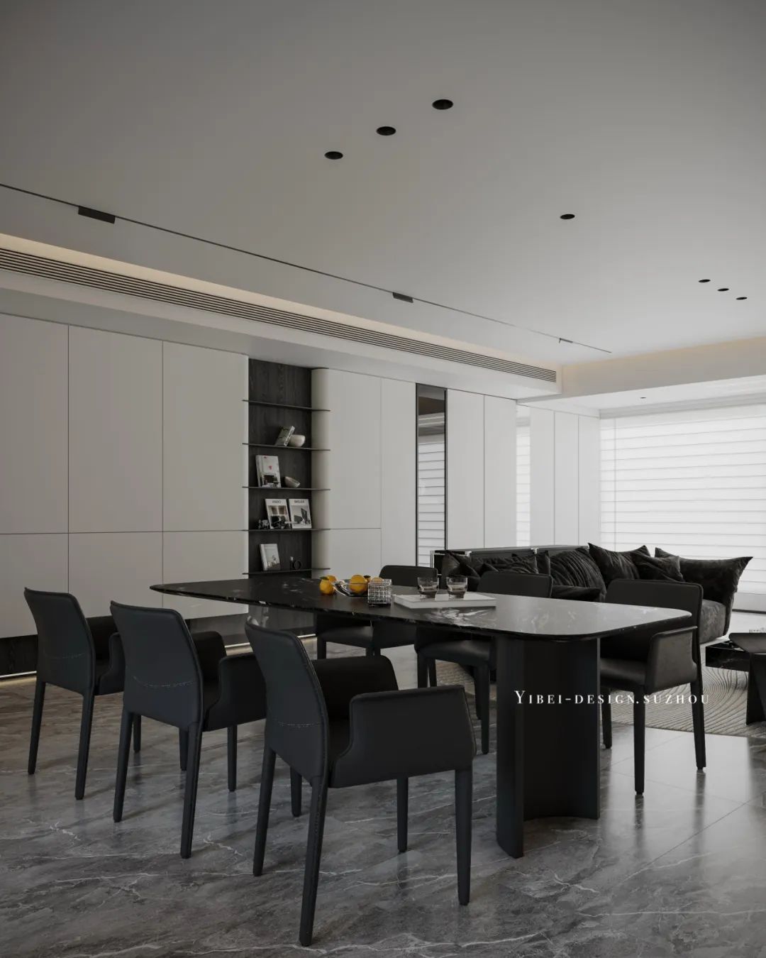 精装房改造中的灰度哲学 家装设计丨YIBEI DESIGN SUZHOU-9