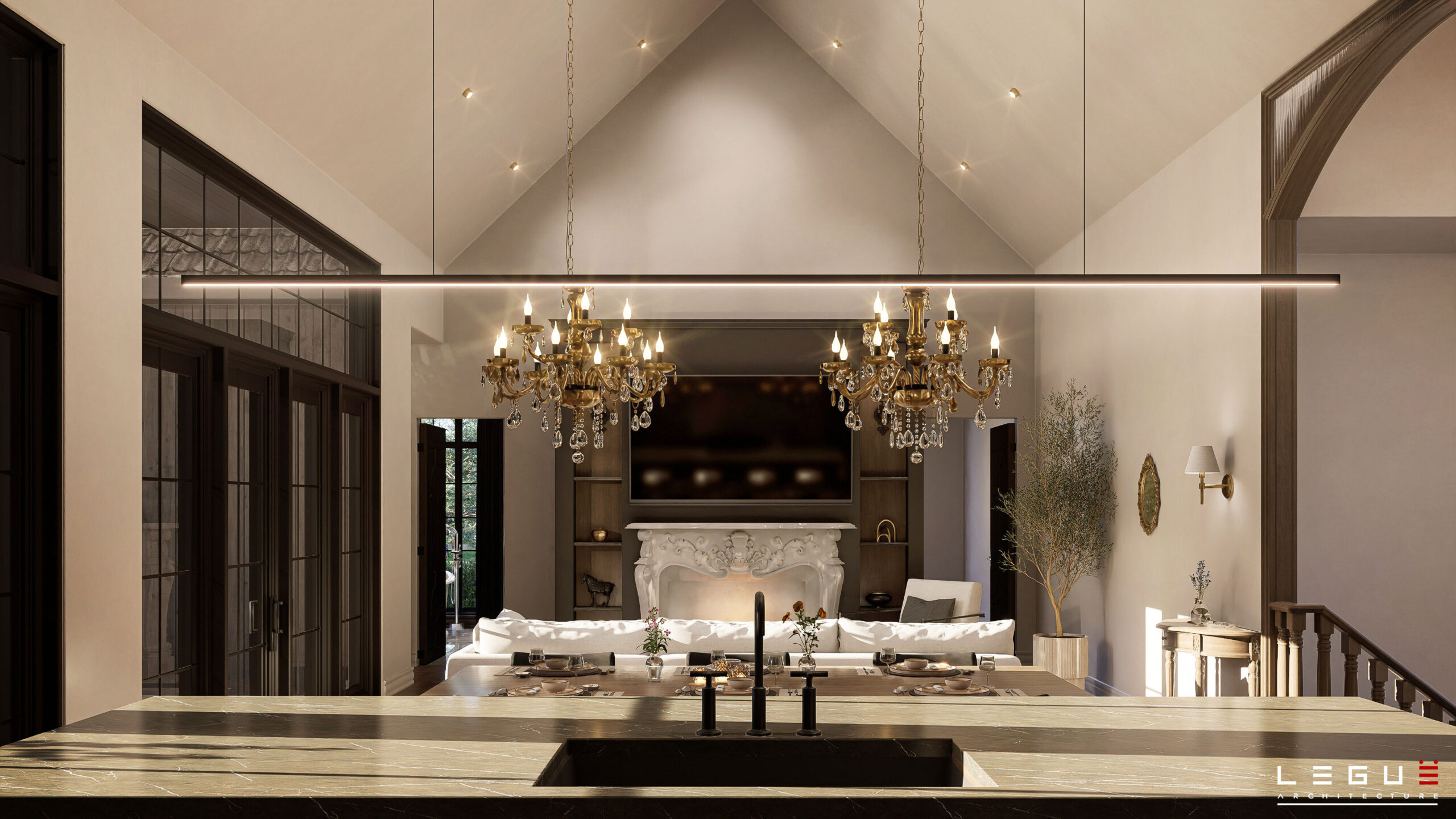 房屋平面图 Ë·255D丨Leguë Architecture-25