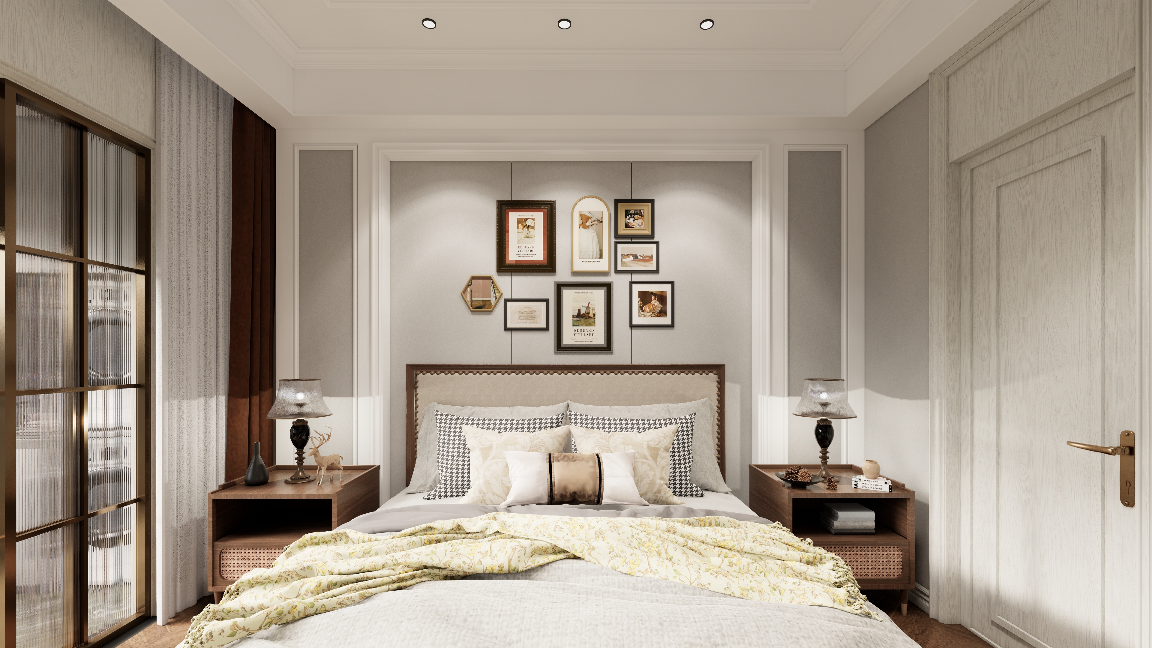 现代美式别墅设计作品丨中国扬州丨南京云间万象空间设计-37