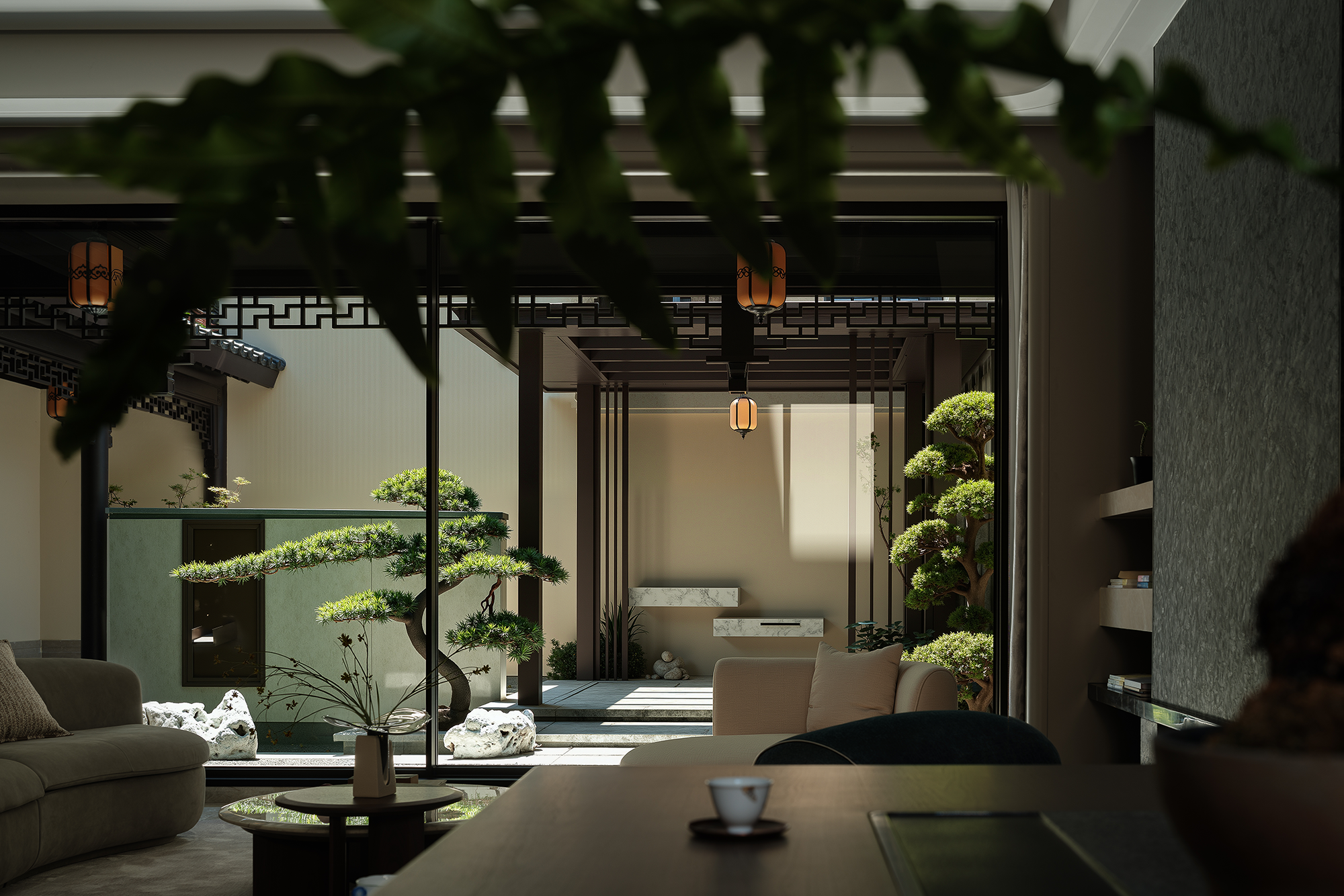 杭州 600㎡ 光之合院,家的对话诗丨中国杭州丨袁杰设计事务所-20