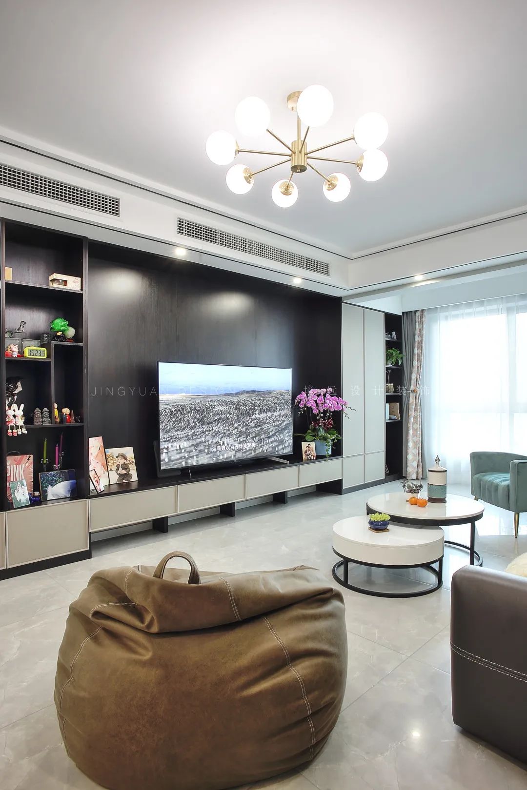 境远装饰 | 110㎡轻奢++ 北欧风混搭设计,演绎优雅变奏曲-31