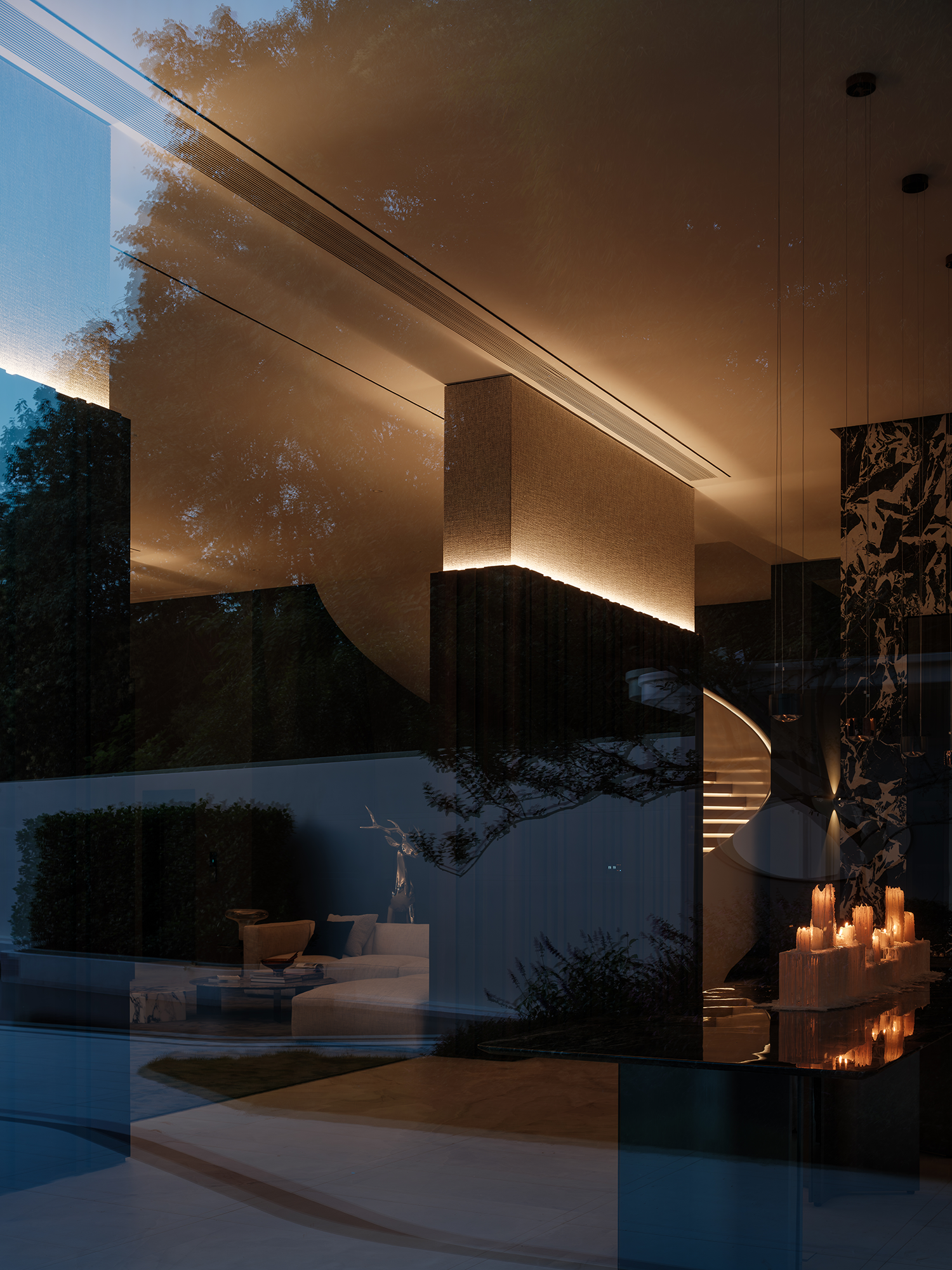 新作 · 悦空间｜重庆1100㎡ 森系别墅,静谧共生丨中国重庆丨重庆悦空间设计-89