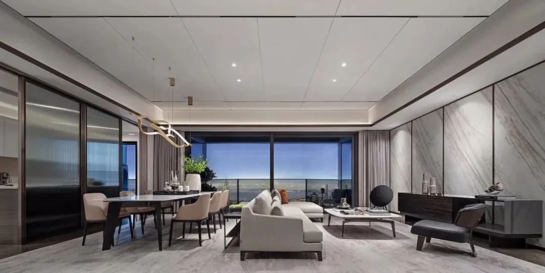 深圳湾顶级豪宅大平层样板间 让景观与室内融为一体  SCDA新作-6