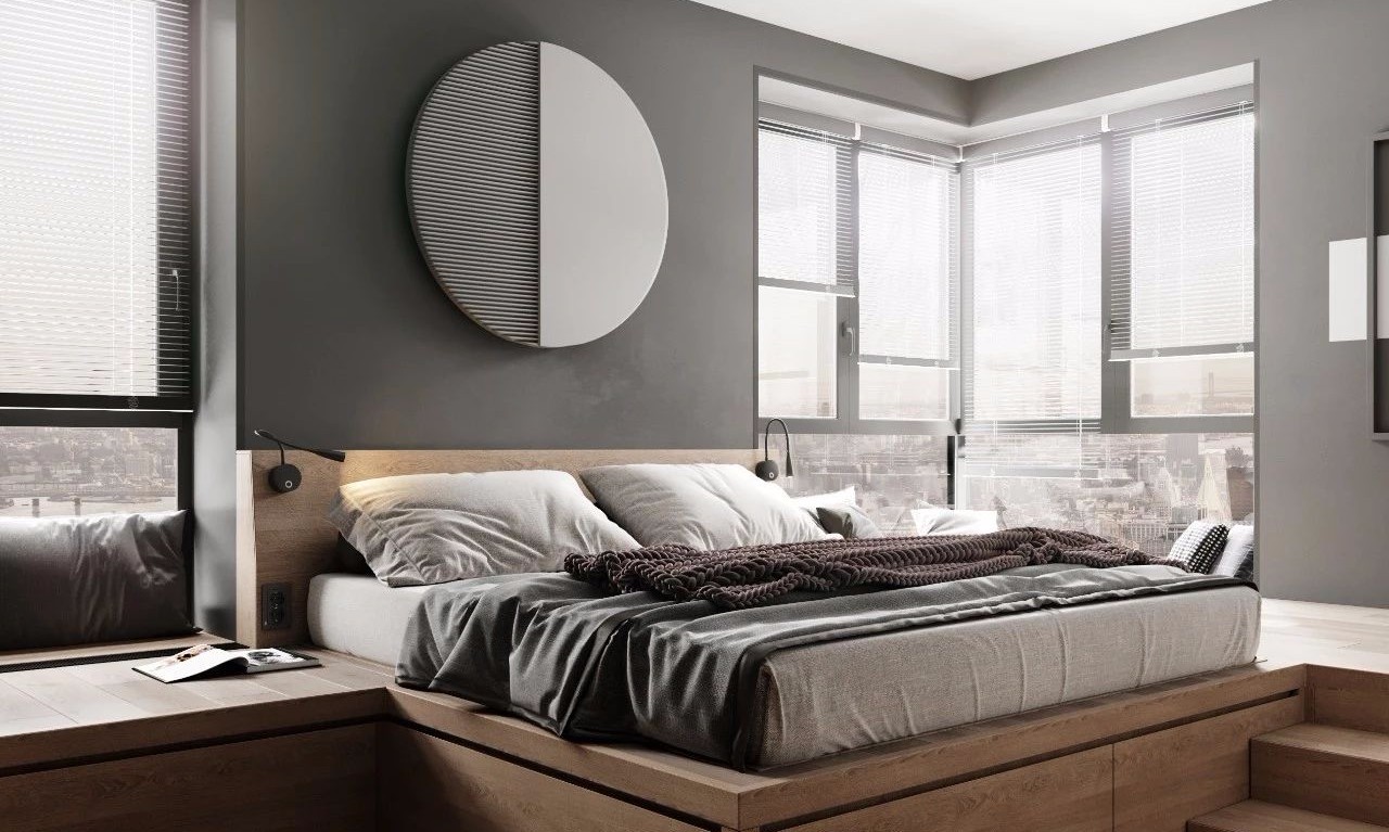 圣彼得堡 65㎡简约卧室设计丨俄罗斯圣彼得堡-2