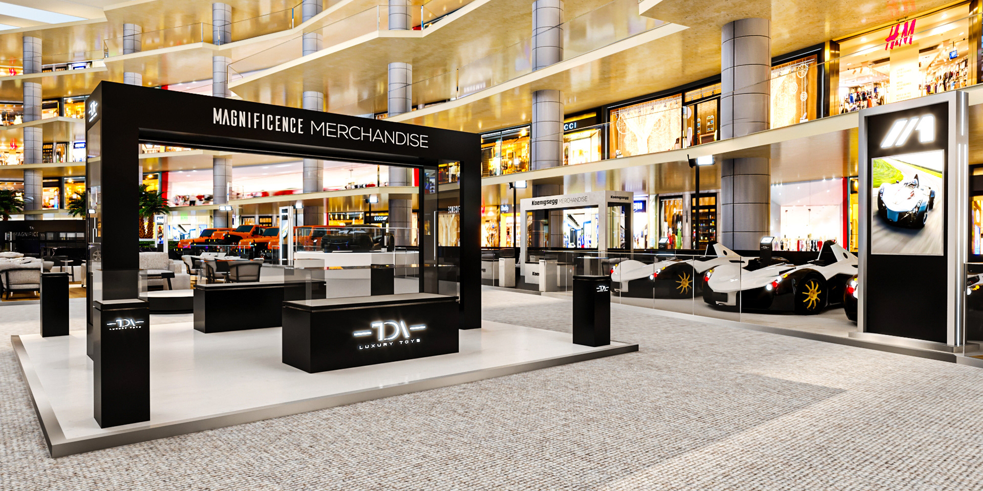 LUXURY CAR EXHIBITION EVENT ATRIUM-3