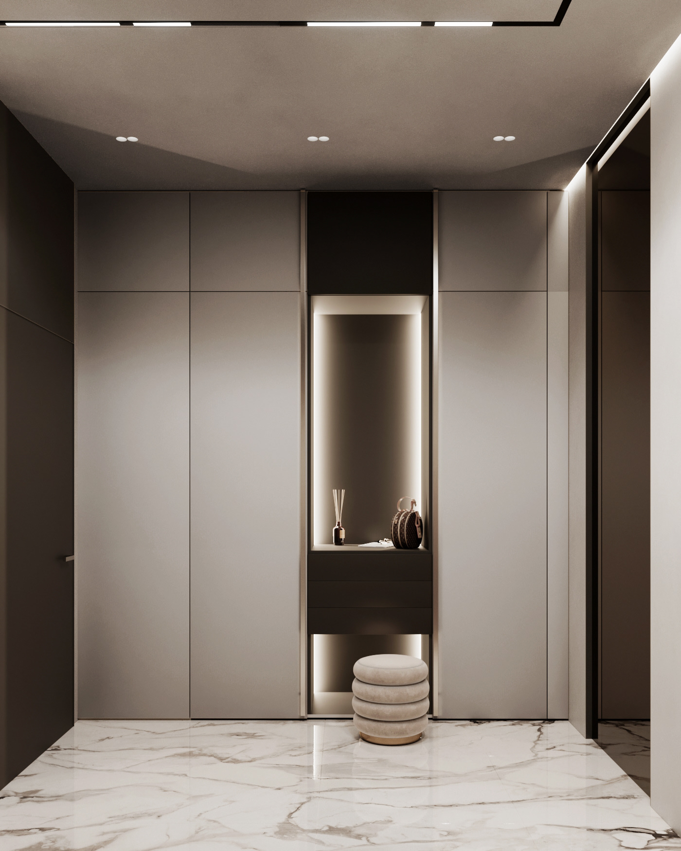 95㎡高级灰色系公寓设计 很舒适！-0