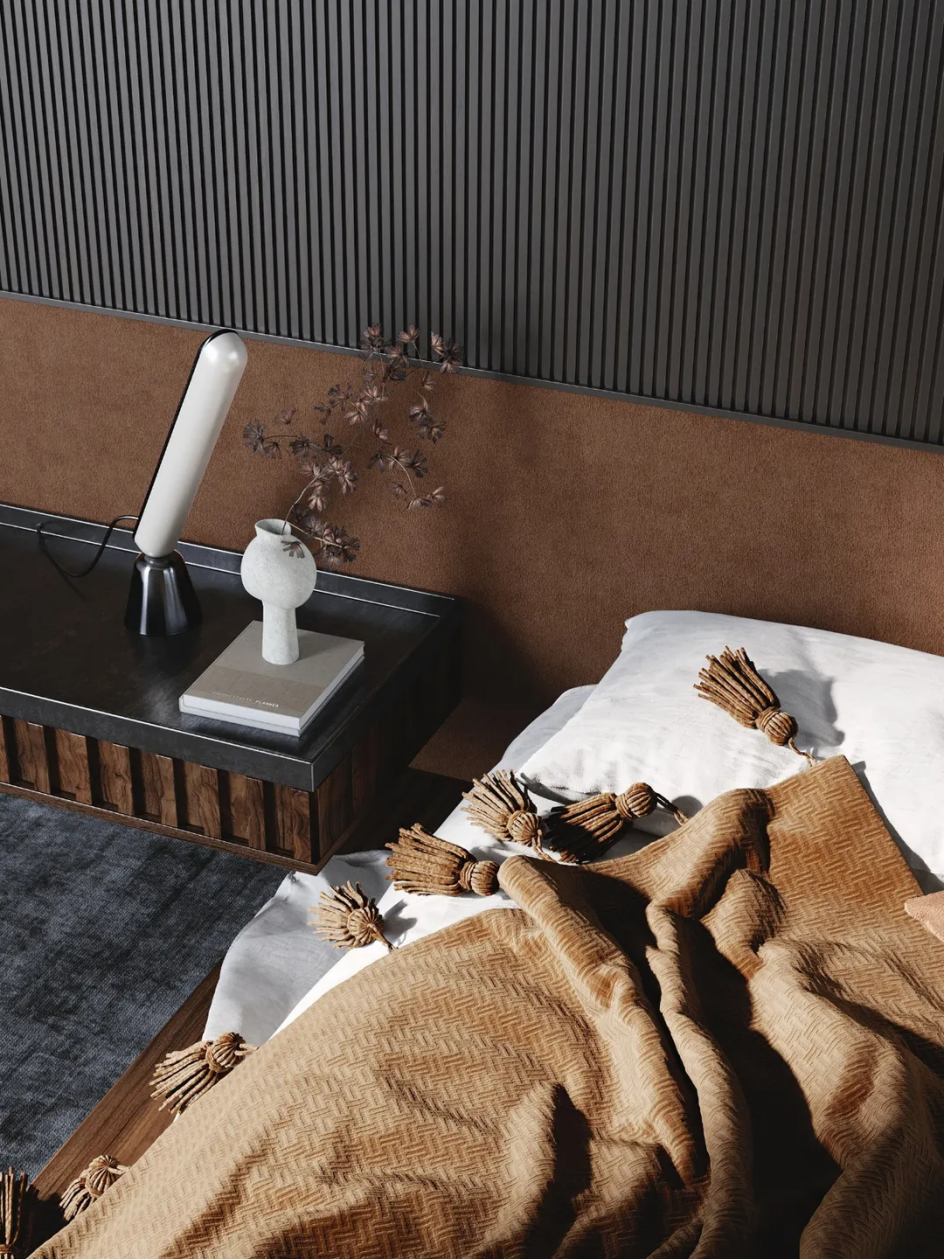 摩登时代大平层,水泥灰与木质元素的自然碰撞-3