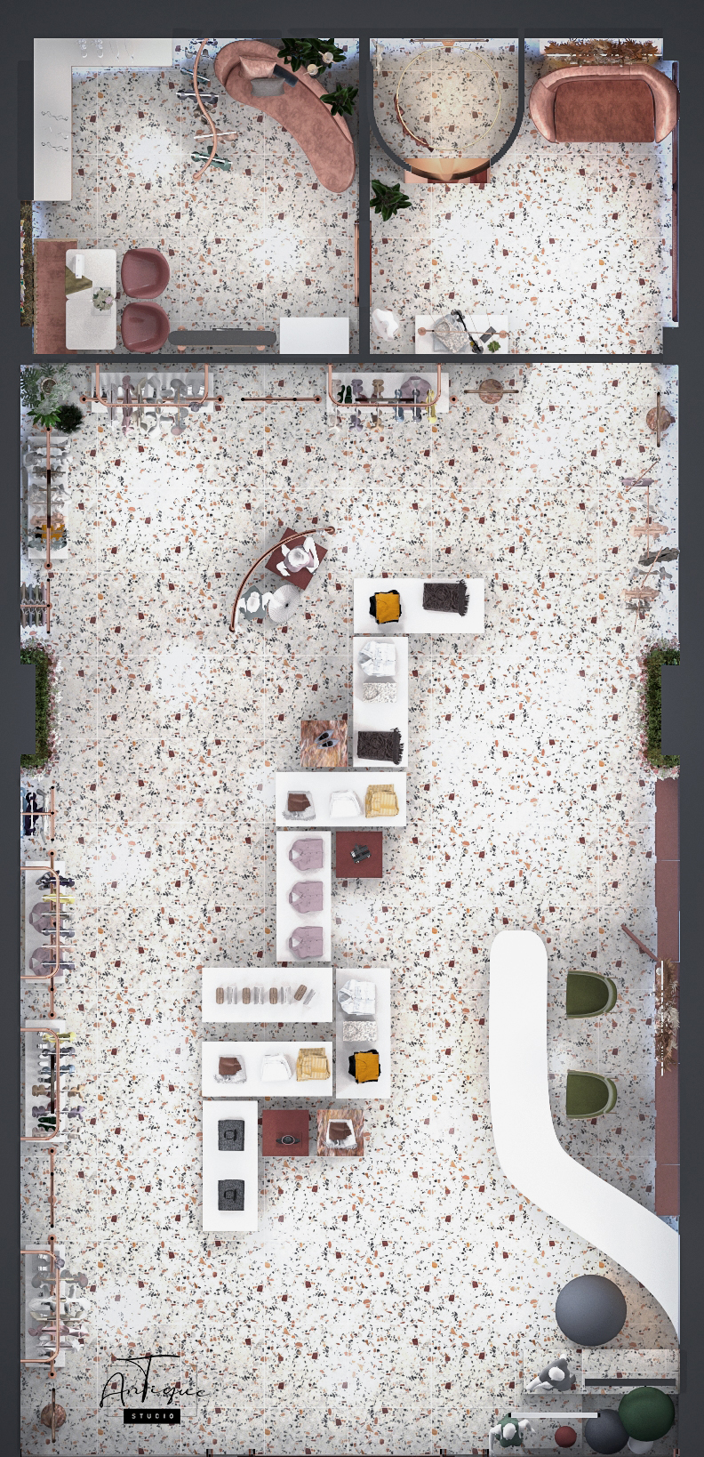 SARAH ABAYA 服装店丨沙特阿拉伯丨ANTIQUE Studios-21