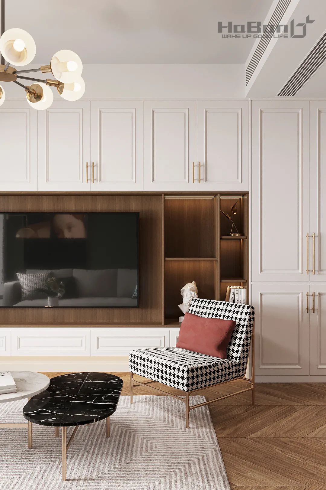 北欧风相马大乘设计案例 | 色彩碰撞为空间注入生命力-7